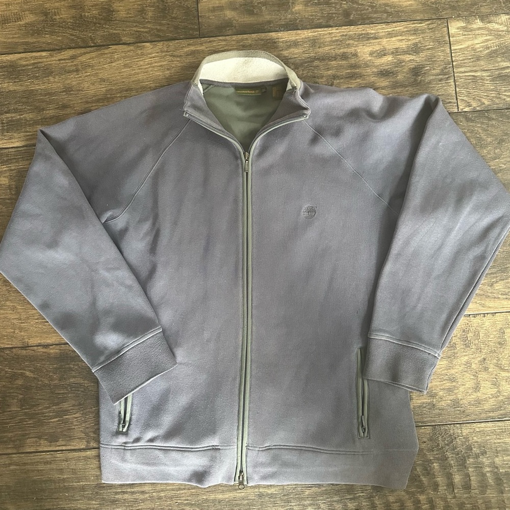 Timberland Vintage Zip Up Men’s Sweat Sweatshirt Size XXL
